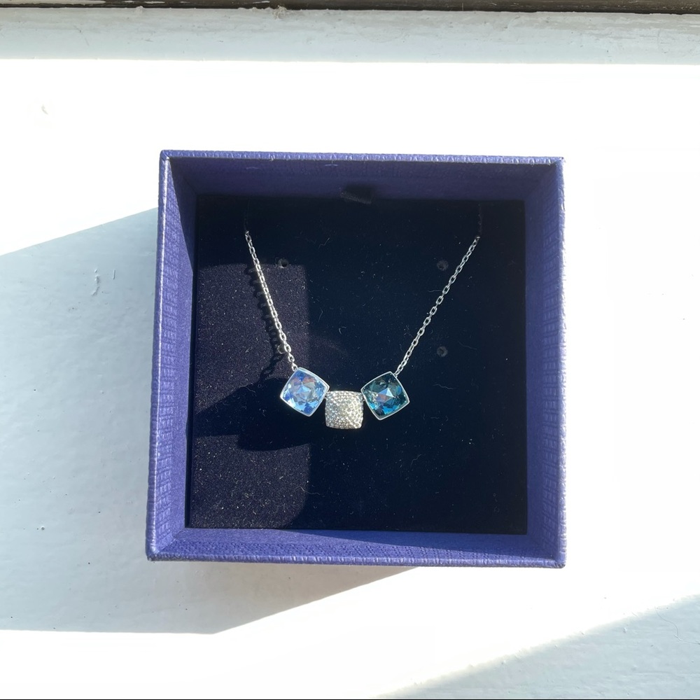 Swarovski Blue Crystal Necklace